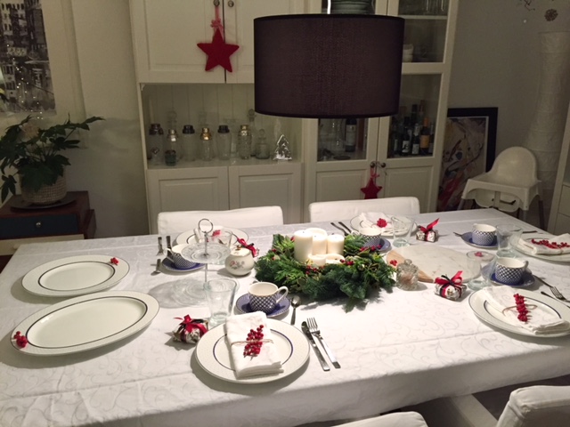 tavola natalizia natale decorazioni casa
